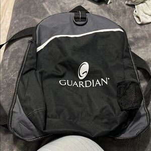 Black Guardian Backpack with Sporty Design and Durable Fabric